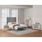Manhattan Comfort 3-Piece DUMBO 5-Drawer Tall Dresser, 3-Drawer Standard Dresser and Nightstand 2.0 in White and Grey 3-DB09-WG - alternate 1